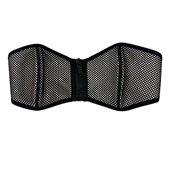 Triangl Neoprene Bikini TOP size Medium Black - Picture 1 of 7